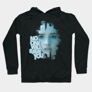 No One Will Save You horror sci-fi movie 2023 graphic design Hoodie